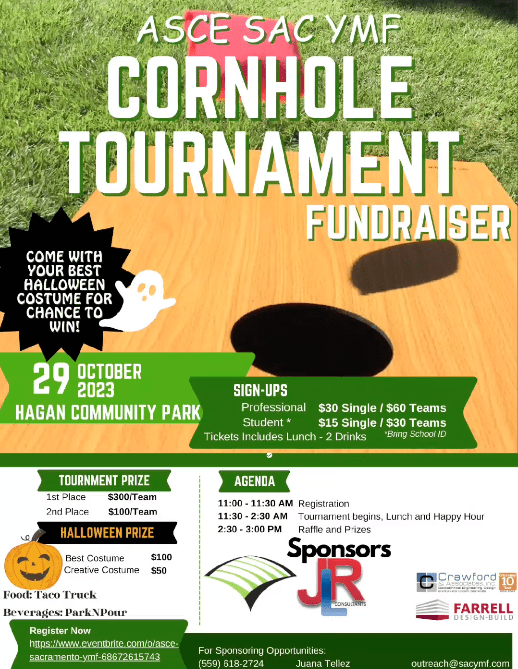 Cornhole Tournament Fundraiser –&nbsp;Reminder!