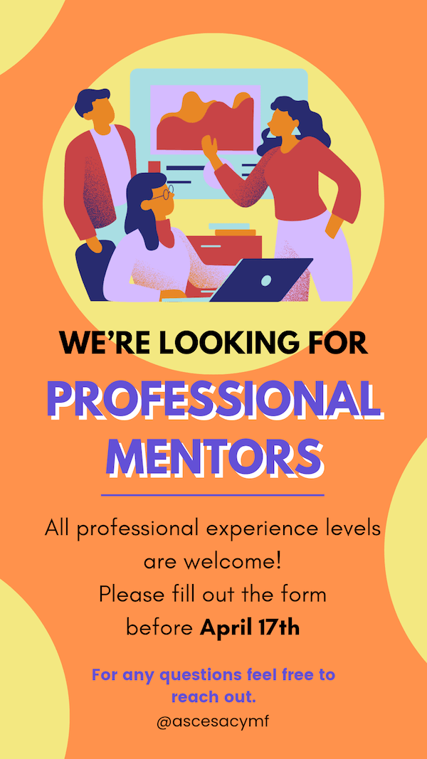 We’re Looking for Professional&nbsp;Mentors!!!